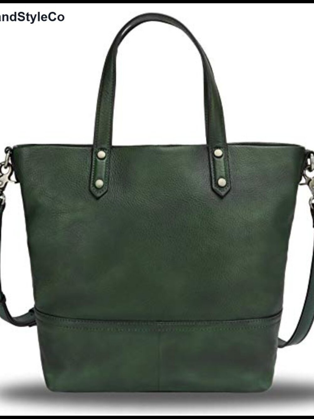 Genuine Leather Satchel Purse Top Handle Crossbody Shoulder Tote Bag